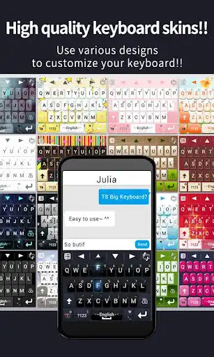 Play TS Big Keyboard [4Languages] as an online game TS Big Keyboard [4Languages] with UptoPlay